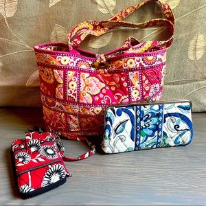 Vera Bradley Bundle! 3 gorgeous prints and 3 unique styles!